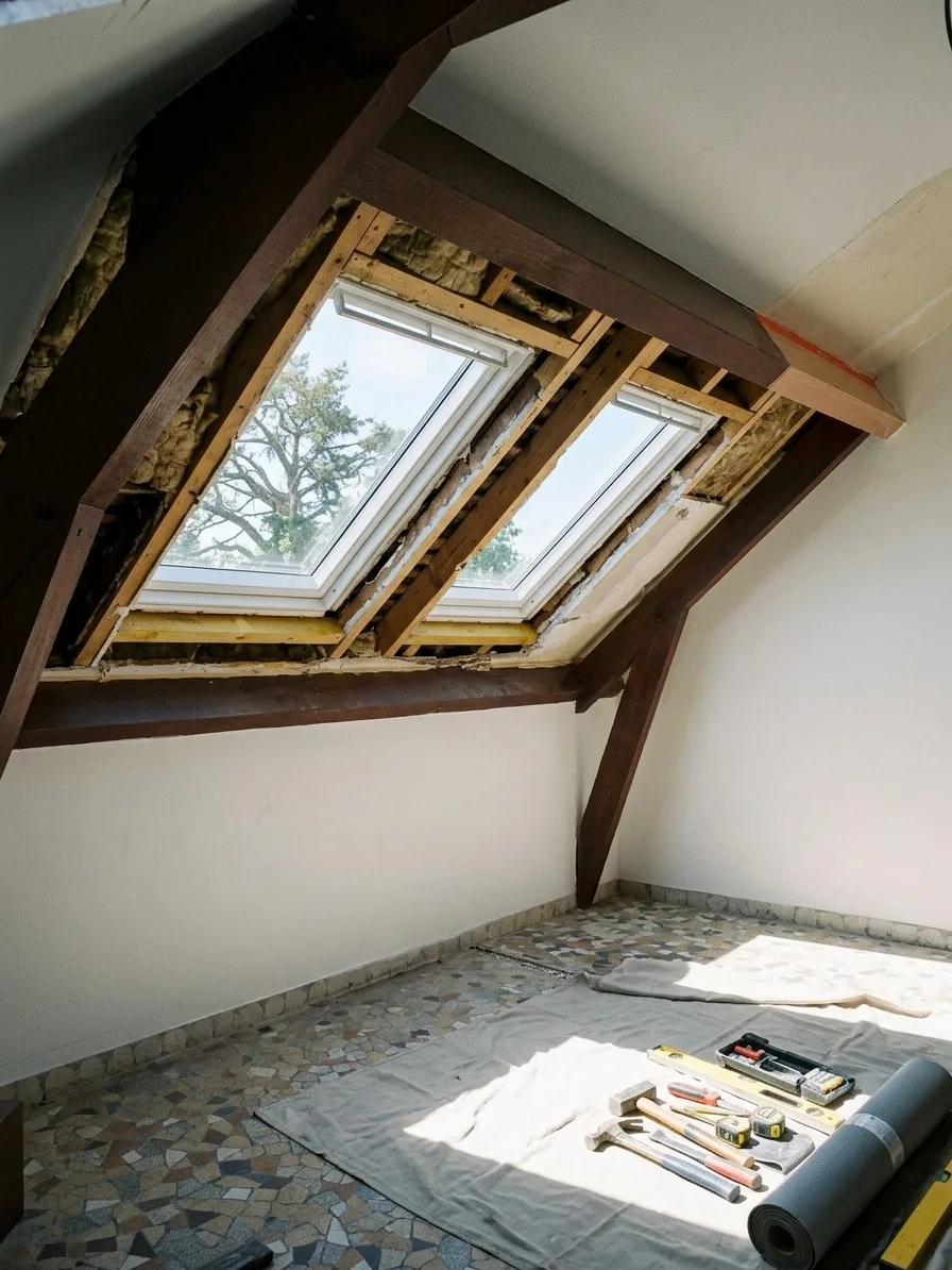 Installation de fenêtres de toit à Le Mée-sur-Seine